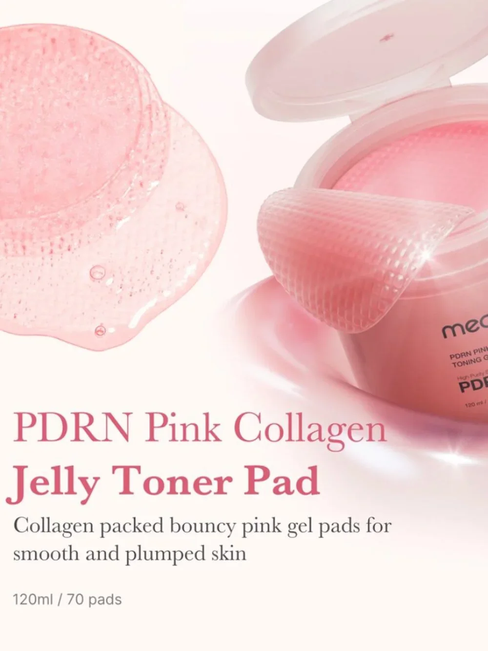 PDRN Pink Collagen Gel Toner Pad